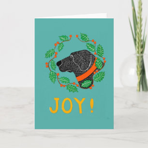 Festiva Tarjeta de felicitación "Joy" de Stephen Huneck
