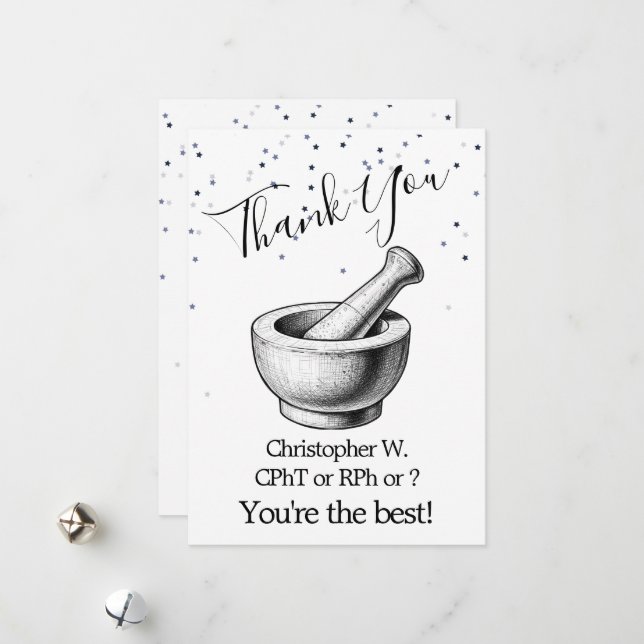 Festiva Tarjeta de felicitación llena de estrellas para fa (Anverso/Reverso In Situ)