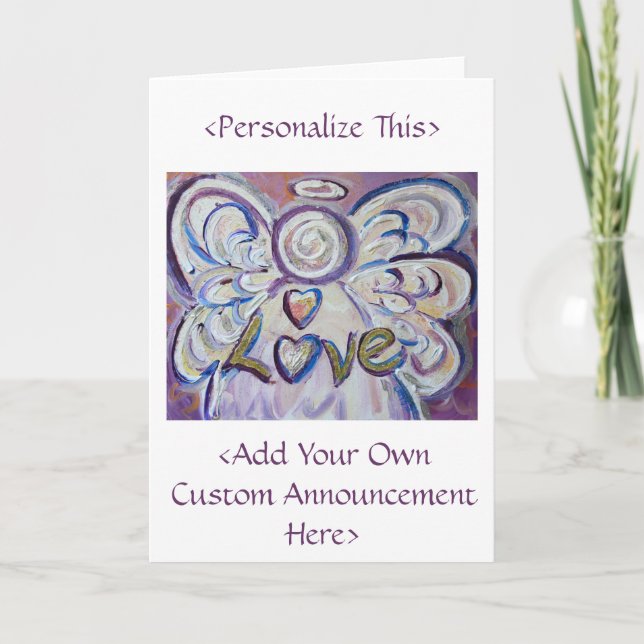 Festiva Tarjeta de felicitación Love Angel (Anverso)