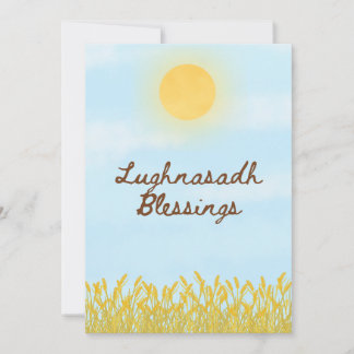 Festiva Tarjeta de felicitación Lughnasadh