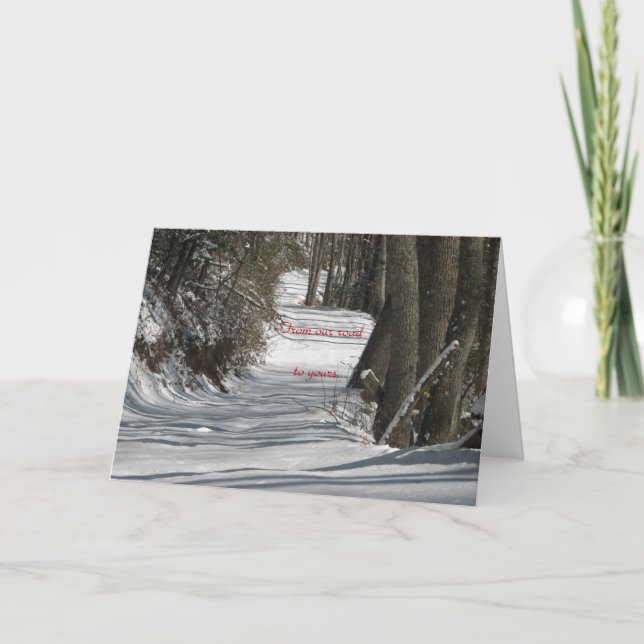 Festiva Tarjeta de felicitación - Navidades - (Anverso)