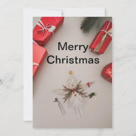Festiva Tarjeta de felicitación navideña