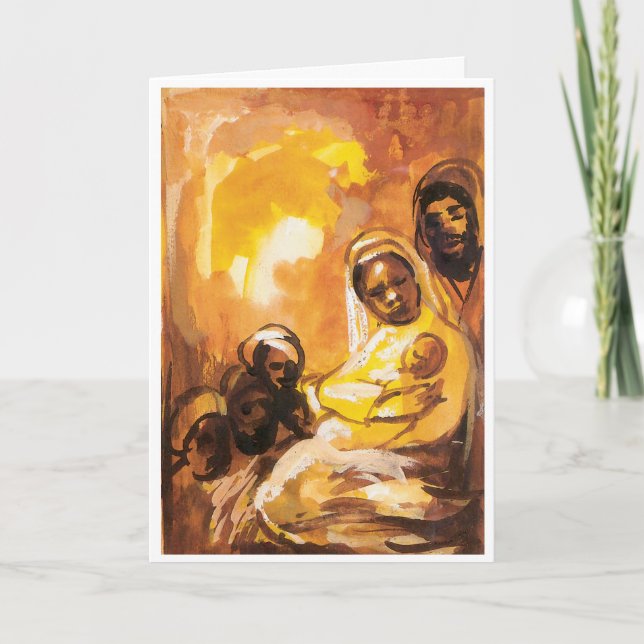 Festiva Tarjeta de Felicitación Navideña (Anverso)