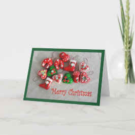 Festiva Tarjeta de felicitación navideña