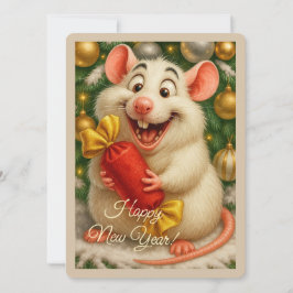 Festiva Tarjeta de Felicitación Navideña