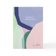 Tarjeta de Felicitación Navideña Artística