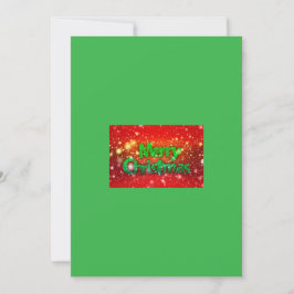 Festiva Tarjeta de felicitación navideña de Feliz