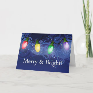 Festiva Tarjeta de felicitación navideña para navidades