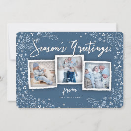 Festiva Tarjeta de felicitación navideña para Navidades de