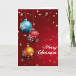 Festiva Tarjeta de felicitación navideña - Personalizable