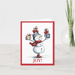 Festiva Tarjeta de Felicitación Navideña – Tarjeta de Navi