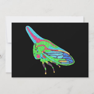 Festiva Tarjeta de felicitación (negro soltero) - Roble Tr