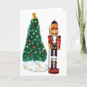 Festiva Tarjeta de felicitación Nutcracker