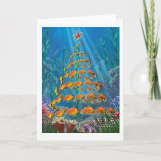 Festiva tarjeta de felicitación_océano
