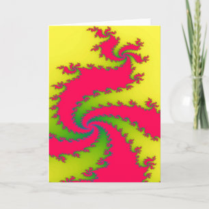 Festiva Tarjeta de felicitación para dragón de Año Nuevo c