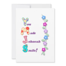 Tarjeta de Felicitación para JW Niños "¡Hiciste so