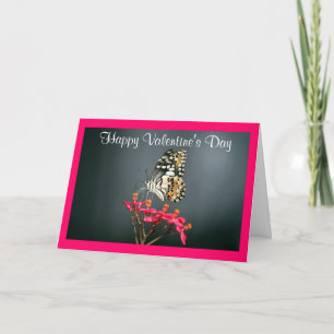 Festiva Tarjeta de felicitación para mariposa el día de Sa