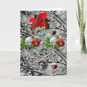 Festiva Tarjeta de felicitación para navidades