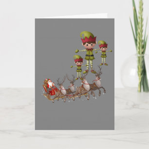 Festiva Tarjeta de felicitación para navidades