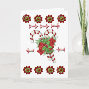 Festiva Tarjeta de felicitación para navidades