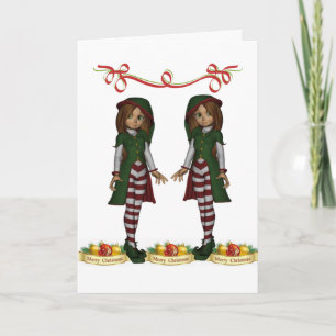Festiva Tarjeta de felicitación para navidades