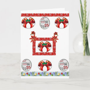 Festiva Tarjeta de felicitación para navidades
