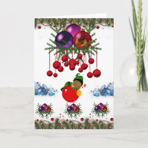 Festiva Tarjeta de felicitación para navidades