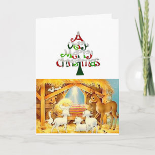 Festiva Tarjeta de felicitación para navidades
