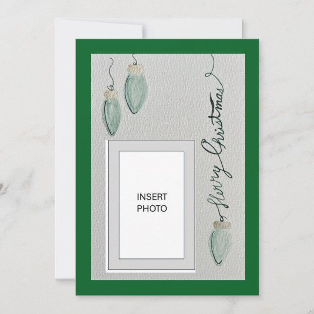 Festiva Tarjeta de felicitación para navidades (Anverso)