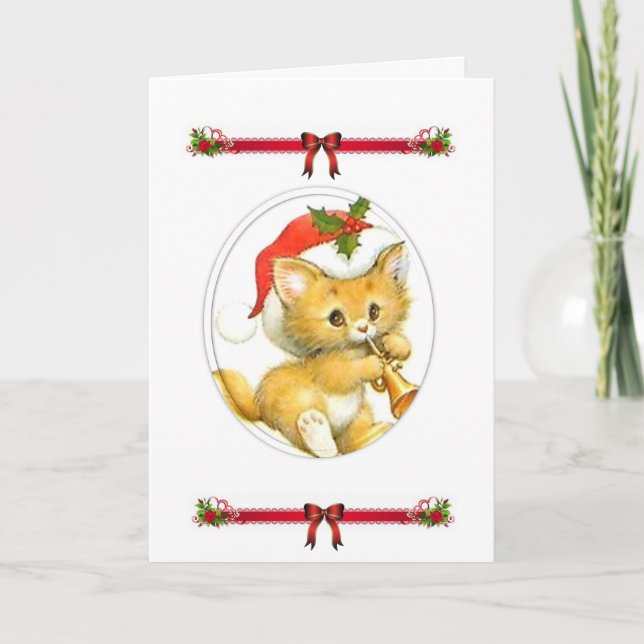 Festiva Tarjeta de felicitación para navidades (Anverso)
