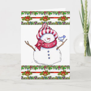 Festiva Tarjeta de felicitación para navidades