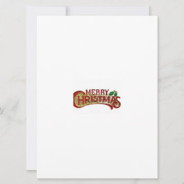 Festiva Tarjeta de felicitación para navidades