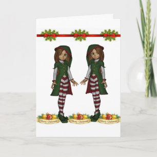 Festiva Tarjeta de felicitación para navidades