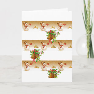 Festiva Tarjeta de felicitación para navidades