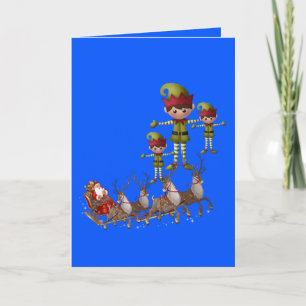 Festiva Tarjeta de felicitación para navidades