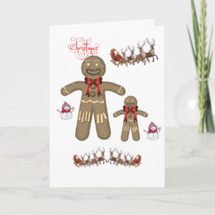 Festiva Tarjeta de felicitación para navidades