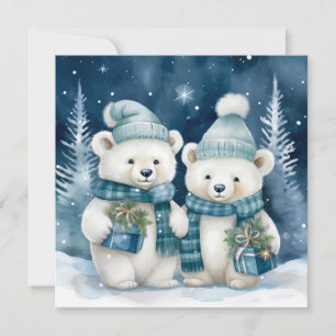 Festiva Tarjeta de felicitación para navidades
