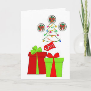 Festiva Tarjeta de felicitación para navidades