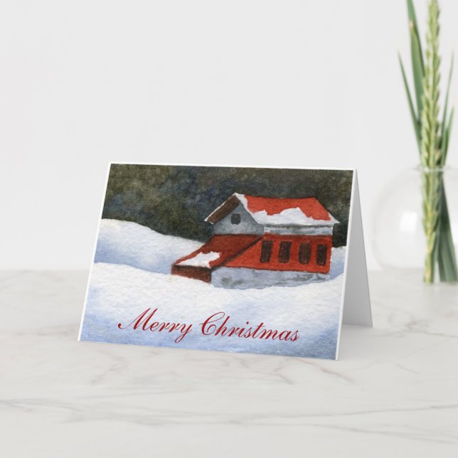 Festiva Tarjeta de felicitación para navidades (Anverso)