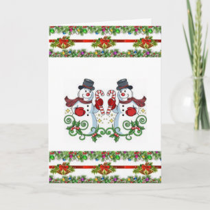 Festiva Tarjeta de felicitación para navidades
