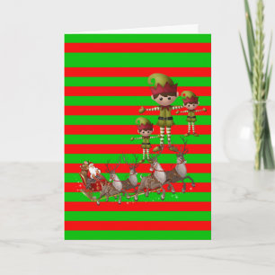 Festiva Tarjeta de felicitación para navidades