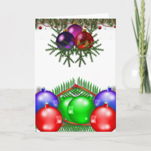 Festiva Tarjeta de felicitación para navidades