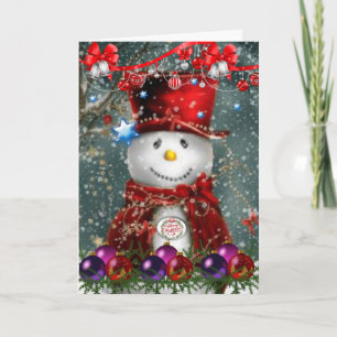 Festiva Tarjeta de felicitación para navidades