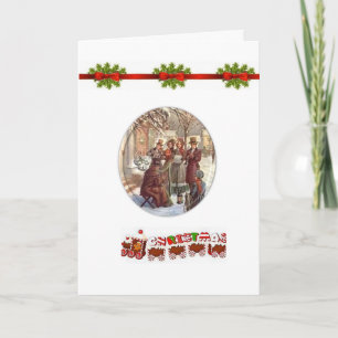 Festiva Tarjeta de felicitación para navidades