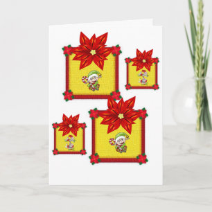 Festiva Tarjeta de felicitación para navidades