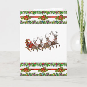 Festiva Tarjeta de felicitación para navidades
