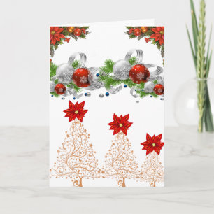 Festiva Tarjeta de felicitación para navidades