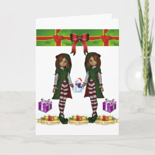 Festiva Tarjeta de felicitación para navidades