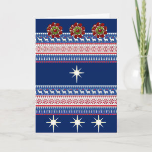 Festiva Tarjeta de felicitación para navidades