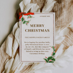 Festiva Tarjeta de felicitación para navidades